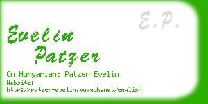 evelin patzer business card